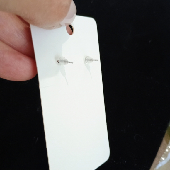 Elegant Pink and Multicolor Drop Earrings - Picture 2 of 3